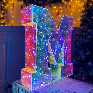 Combinaison créative de chiffres et lettres anglaises lumineuse et colorée pour cadeau express transfrontalier - Product Image 5