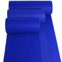 Le tapis extérieur noir de polyester/tapis simple d'exposition s'est senti pour l'événement/aiguille antidérapante a perforé le feutre Rolls