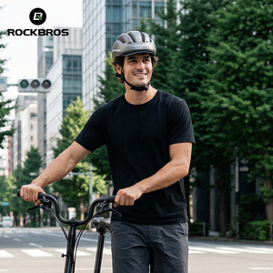 ROCKBROS Casual fietshelm PC+EPS Magnetische meekleurende UV400-bril Afneembare rand CE-gecertificeerd Verstelbaar 54-60CM Fietsen - Product Image 5