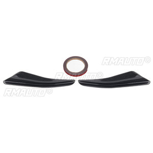 New Front Bumper Lip Spoiler Side Canards for Volkswagen for VW Golf MK8 GTI GTD R R-Line 2020-2022 Side <b>Splitter</b> Sticker Trim - Product Image 2