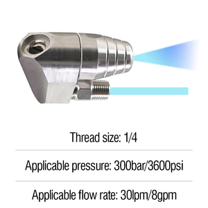 AMJET bar16lpm Kanalisation sdüse Turbine Backjet Hochdruck düse Baumwurzel schneid düse zum Ablassen - Product Image 6
