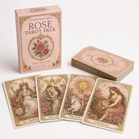 Jeu de tarot personnalisé, écologique et durable, finition parfumée sur mesure, impression de cartes de qualité supérieure, guide, coffret cadeau de luxe