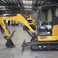 Direct usine pour Mini-excavatrice compacte 9027F de 2,7 tonnes, excavatrice sur chenilles en caoutchouc, moteur et pompe à engrenages pour une efficacité élevée