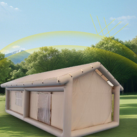 Tente de Camping Familiale Gonflable Extérieure à Deux Pièces Imperméable