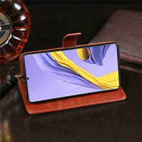 Vente en gros de haute qualité luxe antichoc PU Phone Flip Wallet Cases Logo personnalisé pour A51 A71 A91 S20 S20 Plus S20 Ultra A41