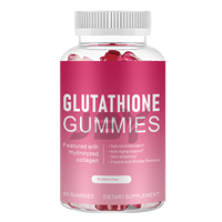 Complément alimentaire éclaircissant pour la peau JBY Private Label, vegan, L-glutathion, vitamine, gommes blanchissantes