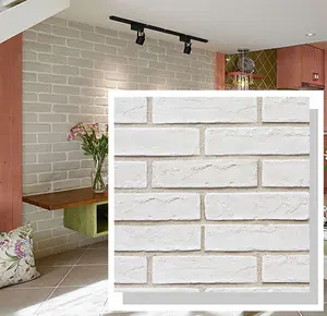 Cheap Artificial Cement Brick Stacked Veneer Stone Cut-to-Size for Hotel Applications