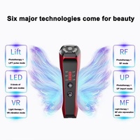 Appareil haute fréquence pour favoriser l'absorption de la crème pour le visage, lumière LED bleue et rouge, lifting et raffermissement de la peau, réduction des rides