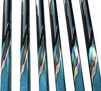 Bâton de hockey sur glace en fibre de carbone de qualité supérieure, construction entièrement en carbone, sans fibre de verre, économique, fabricant OEM professionnel