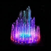 Fuente Musical Decorativa de Acero Inoxidable para Villas y Parques Públicos, Personalizable al por Mayor