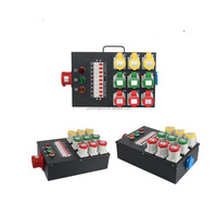 Boîtier de distribution d'alimentation de scène professionnel triphasé avec roues pour DJ, 16/32/200A