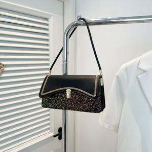 2025 nueva moda de moda para mujer, bolso con cierre de hombro cruzado, Bolso pequeño con cadena, bolso de mano para mujer, bolso de mujer - Product Image 3