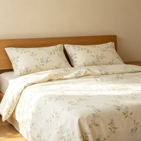 Lot de Stock – Parure de Lit Imprimée Florale en Gros, Linge de Lit Imprimé en Microfibre 4 ou 6 Pièces pour Revendeurs