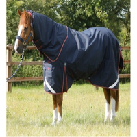 Couverture de cheval de luxe OEM en tissu Oxford 600D respirant avec rembourrage en coton, tissu Ripstop et quincaillerie en acier inoxydable