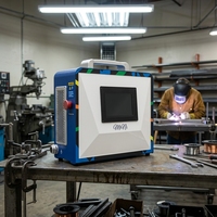 Machine de soudage au laser QCW de 600 W, soudage par points de précision, laser à fibre portable intégré pour l'acier inoxydable et l'aluminium