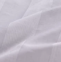 Fabricant de textiles de maison 300TC tissu de drap de lit en satin tissé à rayures 50% coton 50% polyester respirant 1CM/3CM style uni pour