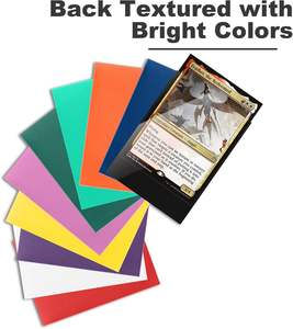 Manches de cartes à collectionner de haute qualité, neuves, de qualité supérieure, colorées, MTG TCG Poke <span class=keywords><strong>Mon</strong></span> Yu-Gi-Oh, taille standard 66x91, mat - Product Image 4