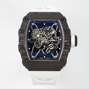 Reloj Deportivo de Lujo con Caja Tonneau de Fibra de Carbono, Mecánico Automático, Tourbillon, Reserva de Energía, Modelo 3501, 26 Años de Éxito en Ventas - Product Image 1