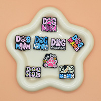 Perles en caoutchouc souple à motif alphabet chiot mignon, perles focales en PVC et silicone pour la fabrication de bijoux et la décoration de stylos DIY, vente en gros