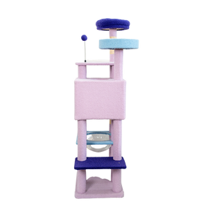 Modern Lüks Ahşap Sisal Halat Tarzı Kedi Ağacı Kulesi Toptan Büyük Kedi Evi Evcil Hayvan Mobilyası Şık Kedi Tırmalama Ağacı - Product Image 6