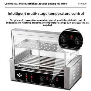 Nouvelle machine commerciale entièrement automatique pour grillades de saucisses et hot-dogs, compacte pour usage domestique avec grille double couche - Product Image 4