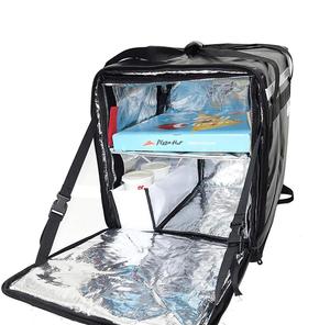 Mochila enfriadora de entrega térmica multifuncional 600D Portador de <span class=keywords><strong>pizza</strong></span> aislado de doble cubierta 20L Almacenamiento de alimentos para exteriores - Product Image 2