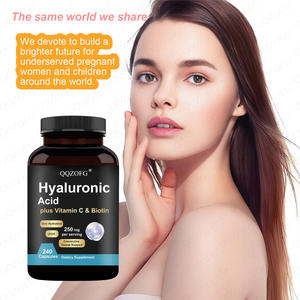 Complément alimentaire à l'acide hyaluronique 240 capsules avec biotine 5000 mcg vitamine C 25 mg 3 en 1 soutien à la peau, à la lubrification des articulations, à la santé des cheveux <span class=keywords><strong>et</strong></span> des yeux - Product Image 3