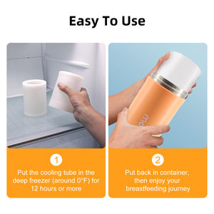 Refroidisseur de lait maternel multifonction avec contrôle de température Momcare avec double bouteille - Product Image 6