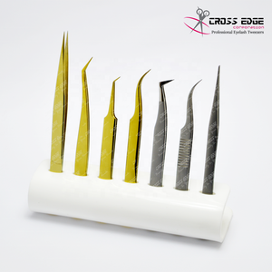 Rainbow Tip Russian Volume Eyelash Extension Tweezers Wholesale Private <b>Label</b> Eyelash Tweezers Manufacturer - Product Image 6