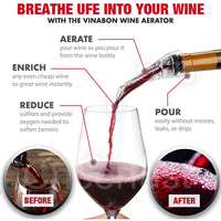 Meilleures Ventes Verseur Aérateur de Vin Rouge Portable et Bec Verseur Décanteur Rapide