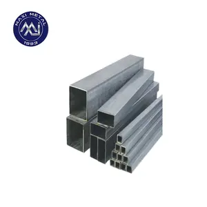 SHS ferro tubo metallico profili in acciaio struttura in carbonio costruzione tubo quadrato acciaio laminato a caldo ERW acciaio leggero prezzo
