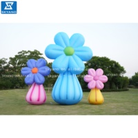 Fleurs gonflables géantes sculpture art publicité fleurs ballon Sculptures d'air