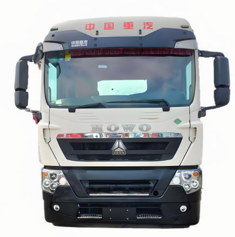 HOWO TX460 460 лошадиных сил 6x4 тягач двигатель Cummins Электрический мини-тяжелый грузовик Автоматическая пневматическая подвеска слева