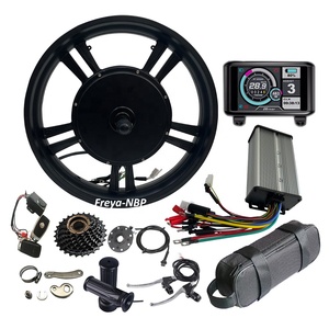 SUPER 7 3 moteur de moyeu de vélo électrique roue intégrée 60V72V 3000W 170mm 20x4.0 gros pneu E vélo pièce Kit de Conversion - Product Image 1