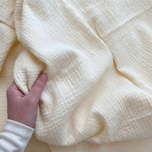 Manta de muselina para bebé, conjunto de pañales de algodón 100%, Color blanco liso, envoltura transpirable para bebé, regalo encantador para bebé, envoltura para recién nacido - Product Image 1