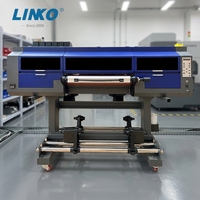 Imprimante UV DTF LLINKO A1 avec 3 têtes d'impression, machine d'impression DTF 60 cm, impression de logo autocollante, imprimante UV DTF