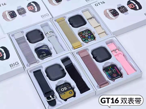 นาฬิกาอัจฉริยะรุ่นพิเศษ 2026 New GT16 A58 2 in 1 พร้อมหูฟังในตัว ซีรีส์ 9 10 11 นาฬิกา Reloj Pk T55 W26 Pro Max - Product Image 6