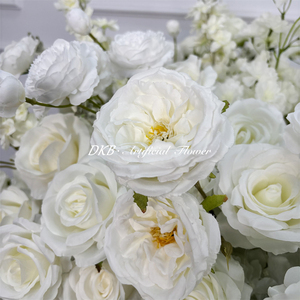 DKB - Rosas Blancas Colgantes Artificiales en Oferta, Centros de Mesa Grandes para Decoración de Bodas - Product Image 5