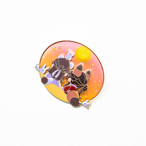 Épinglette en émail dur personnalisée LGC Wholesale, motif renard et lapin mignons, pour cadeau et souvenir - Product Image 3
