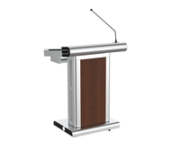 Couvercle coulissant en aluminium multimédia support de podium numérique pour salle de conférence extérieure auditorium église école hôtel salle de sport