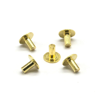 Rivet à tête ronde solide GB/T 869-1986 en acier, aluminium, laiton, tête bombée, norme ISO pour la fabrication de prototypes rapides