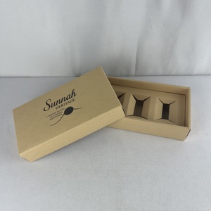 Phân Hủy Sinh Học In Kraft Giấy Hộp Các Tông Bao Bì Mật Ong Chai Jar Các Tông Nắp Và Cơ Sở Giấy Hộp Quà Tặng Với Khay Bên Trong - Product Image 2