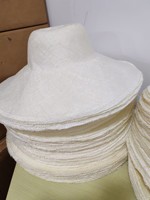 ND446 Parisisol Corps de chapeau en paille de parasisal pour chapeaux à bord large, chapeaux en paille et chapeaux de cowboy, personnalisable