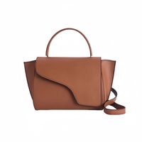 Tas Tangan Wanita Mewah Model Saddle Grosir, Kualitas Tinggi Merk TC, Bahan Kulit PU Anti Air, Tali Lepas Pasang, Dapat Disesuaikan Dua Warna