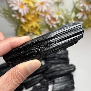 Pietra Grezza Naturale Semipreziosa Tormalina Nera per Guarigione o Decorazione Casa - Product Image 3