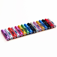 Vente en gros bouteille de parfum personnalisée rechargeable en aluminium vaporisateur atomiseur bouteille de parfum de décantation de 5 ml recharge