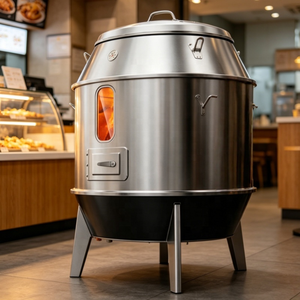 Horno de <span class=keywords><strong>Asado</strong></span> Comercial de Gran Capacidad para Exteriores, para Gansos y Lechones, Fácil de Limpiar, de Acero Inoxidable - Product Image 2