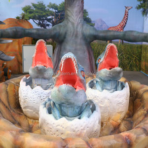 Velociraptorボールトスゲームインタラクティブ恐竜をテーマにした金属ターゲット射撃機屋内子供用アミューズメントショッピングモール - Product Image 3