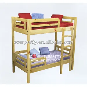 Utilizado guardería madera barata litera/cama/niños cama doble cubierta