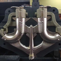 Moule de coulée par gravité de robinet de douche pour la machine de fabrication de moules de robinet de coquille